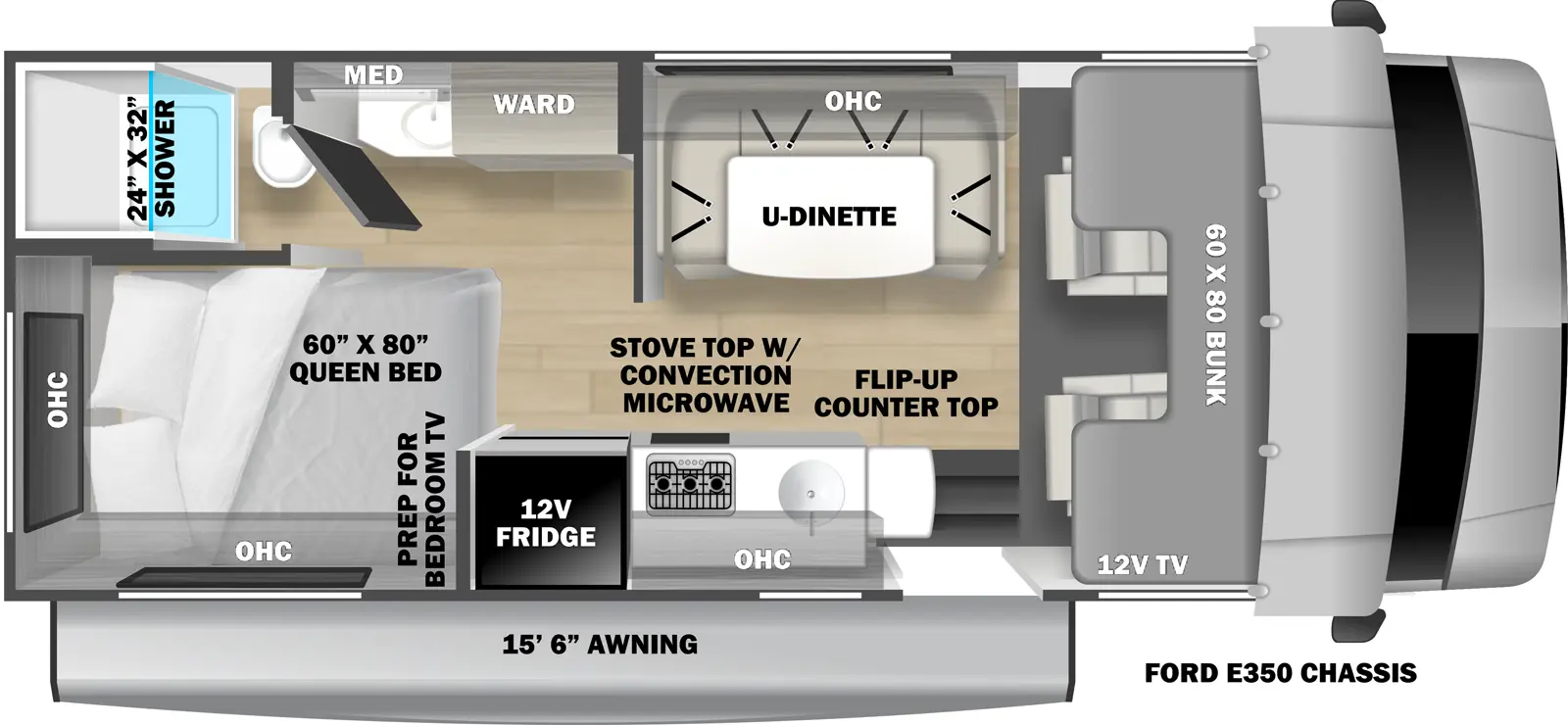 Forester Le 2351LE Floorplan